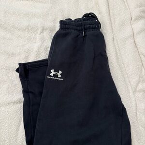 Under Armour Heather Black Wide Leg Sweatpants